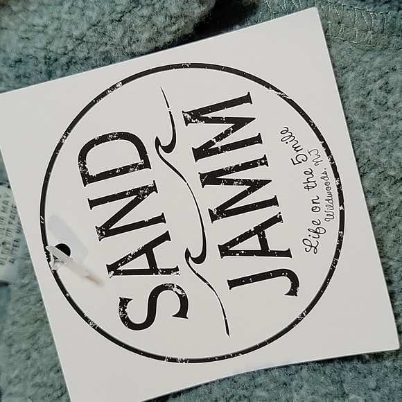 NWT Sand Jamm XS Green Unisex Sweatpants Drawstring Waist Pockets - Picture 7 of 8